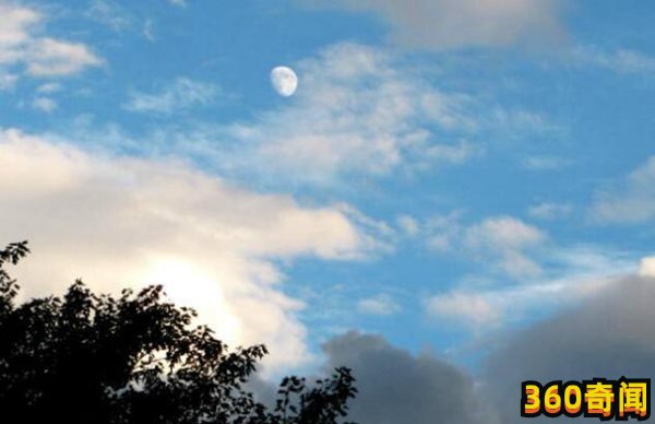 月亮白天为什么会出现：反射太阳光的缘故(3)